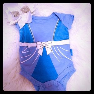 Cinderella onesie with Bow